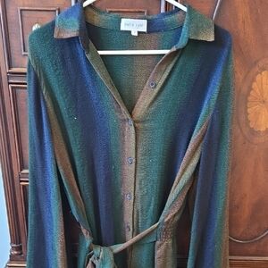 Bella Dahl Multicolor Button-Up Dress